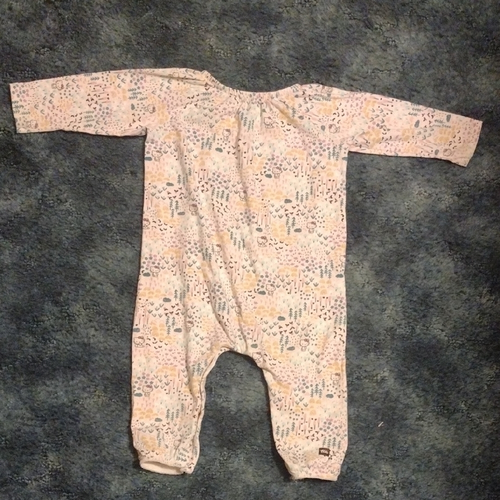 Hello Kitty Pink and Yellow Kids One Piece - Picture 8 of 10